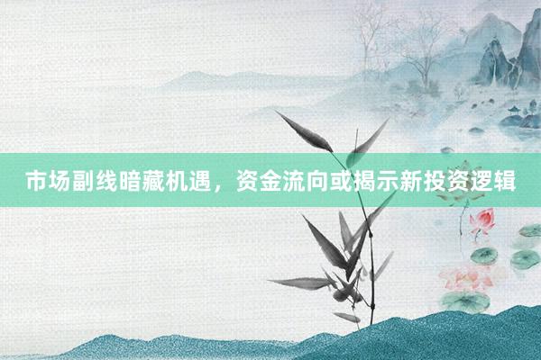 市场副线暗藏机遇，资金流向或揭示新投资逻辑